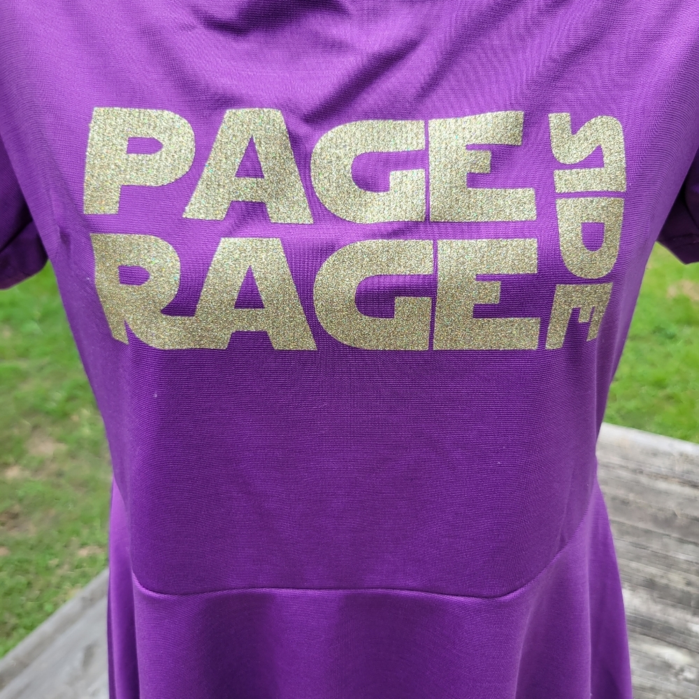 Phish inspired PAGE SIDE RAGE SIDE purple skater dress